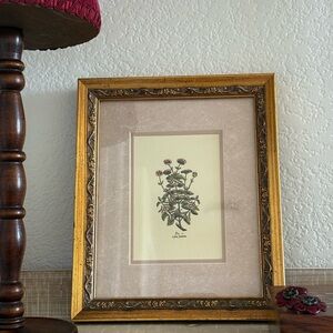 Gold Framed Botanical Print